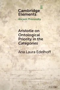Aristotle on Ontological Priority in the Categories_cover
