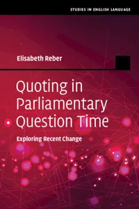 Quoting in Parliamentary Question Time_cover