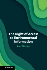 The Right of Access to Environmental Information_cover