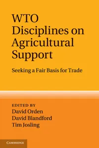 WTO Disciplines on Agricultural Support_cover