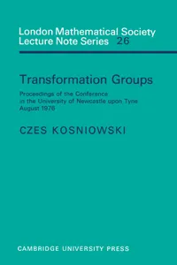 Transformation Groups_cover