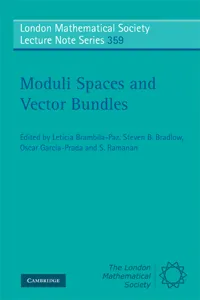 Moduli Spaces and Vector Bundles_cover
