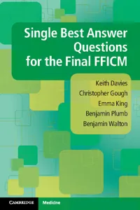 Single Best Answer Questions for the Final FFICM_cover
