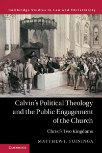 Calvin's Political Theology and the Public Engagement of the Church_cover