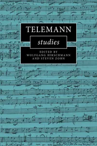 Telemann Studies_cover