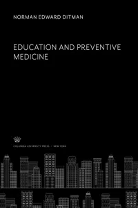 Education and Preventive Medicine_cover