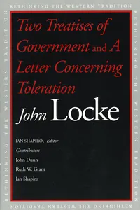 Two Treatises of Government and A Letter Concerning Toleration_cover