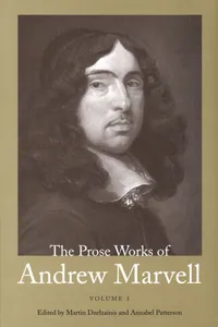 The Prose Works of Andrew Marvell_cover