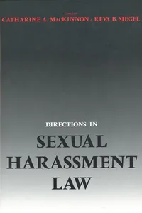 Directions in Sexual Harassment Law_cover