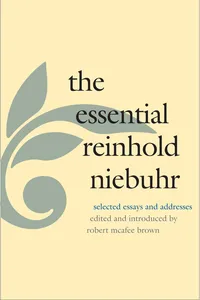 The Essential Reinhold Niebuhr_cover