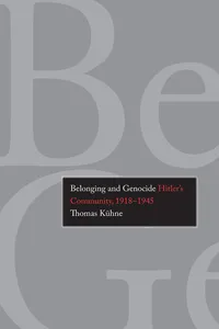 Belonging and Genocide_cover