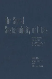 The Social Sustainability of Cities_cover