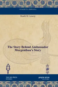 The Story Behind Ambassador Morgenthau's Story_cover
