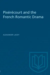 Pixérécourt and the French Romantic Drama_cover