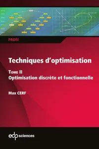 Techniques d'optimisation - Tome 2_cover