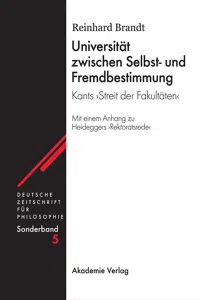 Universität zwischen Selbst- und Fremdbestimmung_cover