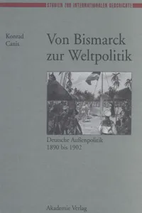 Von Bismarck zur Weltpolitik_cover