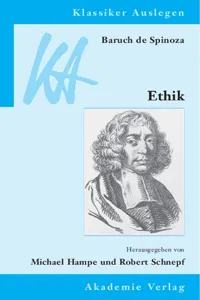 Baruch de Spinoza: Ethik in geometrischer Ordnung dargestellt_cover