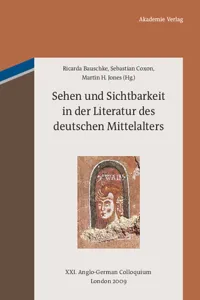 Sehen und Sichtbarkeit in der Literatur des deutschen Mittelalters_cover