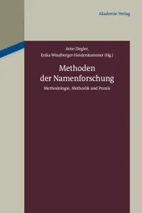 Methoden der Namenforschung_cover