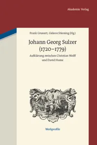 Johann Georg Sulzer_cover