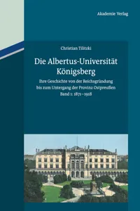 Die Albertus-Universität Königsberg_cover