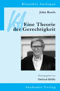 John Rawls: Eine Theorie der Gerechtigkeit_cover