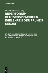 Handschriften und Drucke der Staatsbibliothek zu Berlin/Preußischer Kulturbesitz_cover