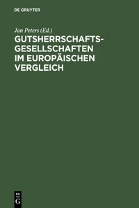 Gutsherrschaftsgesellschaften im europäischen Vergleich_cover