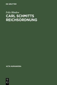 Carl Schmitts Reichsordnung_cover