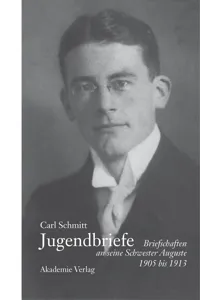 Carl Schmitt - Jugendbriefe_cover