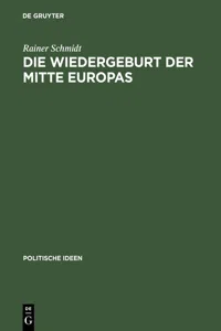 Die Wiedergeburt der Mitte Europas_cover