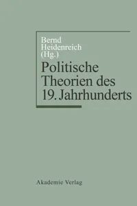 Politische Theorien des 19. Jahrhunderts_cover