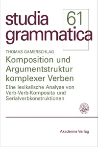 Komposition und Argumentstruktur komplexer Verben_cover