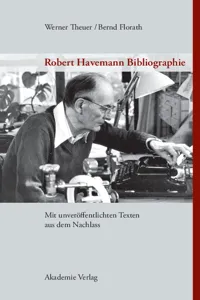 Robert Havemann Bibliographie_cover