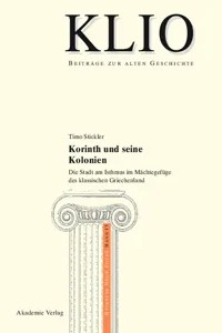 Korinth und seine Kolonien_cover