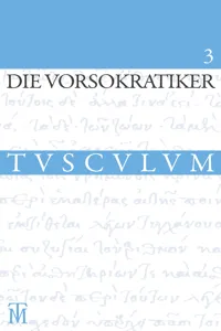 Die Vorsokratiker 3_cover