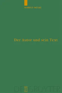 Der Autor und sein Text_cover