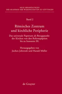 Römisches Zentrum und kirchliche Peripherie_cover