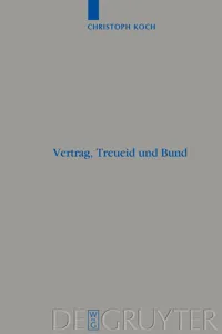 Vertrag, Treueid und Bund_cover