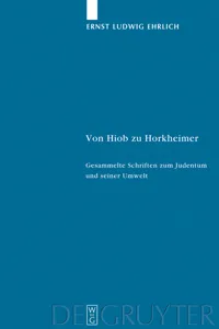 Von Hiob zu Horkheimer_cover