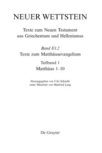 Texte zum Matthäusevangelium_cover