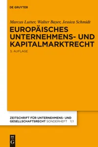 Europäisches Unternehmens- und Kapitalmarktrecht_cover