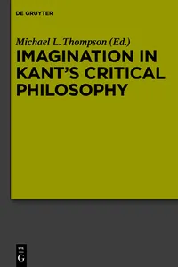 Imagination in Kant's Critical Philosophy_cover