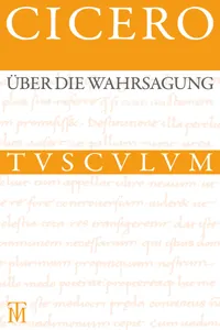 Über die Wahrsagung / De divinatione_cover