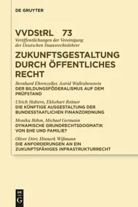 Zukunftsgestaltung durch Öffentliches Recht_cover