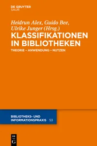 Klassifikationen in Bibliotheken_cover