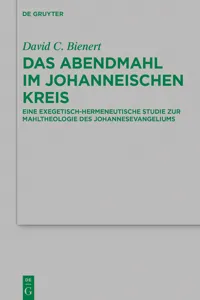 Das Abendmahl im johanneischen Kreis_cover