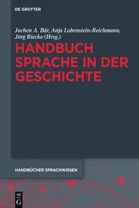 Handbuch Sprache in der Geschichte_cover