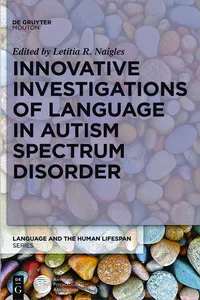Innovative Investigations of Language in Autism Spectrum Disorder_cover